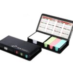 Memo Set Simil Cuero Negro