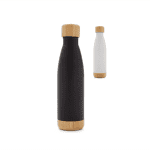 Botella Térmica con tapa de Bambu 500 ml